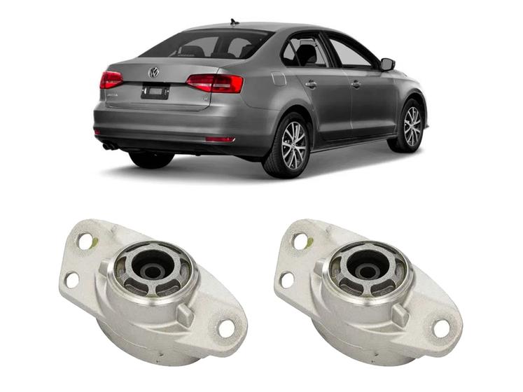 Imagem de 2 Coxim Da Suspensão Traseira Vw Jetta 2015 2016 2017 2018