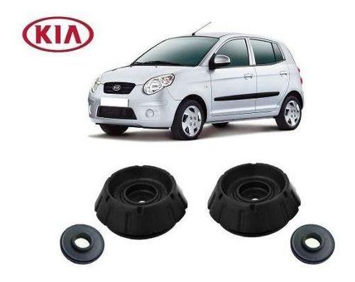 Imagem de 2 Coxim Rolamento Amortecedor Dianteiro Kia Picanto 2007 2008 2009 2010