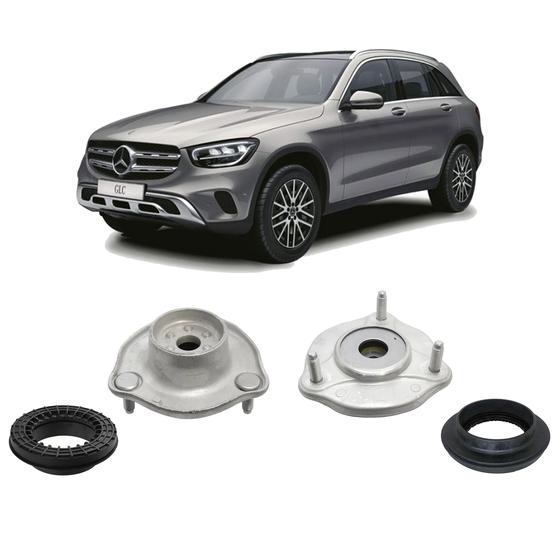 Imagem de 2 Coxim + Rolamento Dianteiro Mercedes Glc220 2015 2016 2017