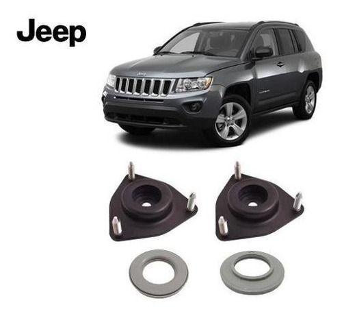 Imagem de 2 Coxim Rolamento Suspensão Dianteira Jeep Compass  2011 2012 2013 2014