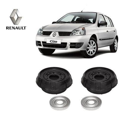 Imagem de 2 Coxim Rolamento Suspensão Dianteira Renault Clio 2001 2002 2003 2004