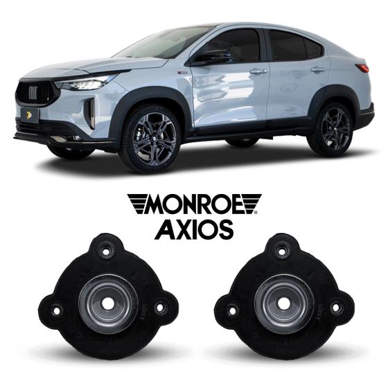 Imagem de 2 Coxim Suporte Batente Batedor Original Axios do Amortecedor Dianteiro Suspensão Dianteira Fiat Fastback 2022 2023 2024