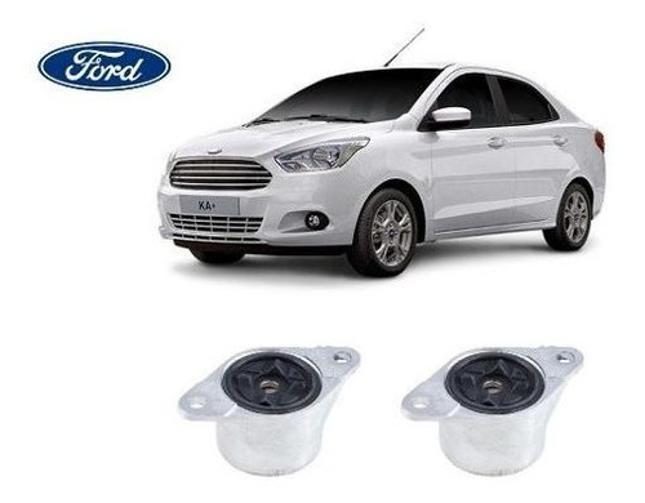 Imagem de 2 Coxim Suspensão Traseira Ford Ka + Sedan 2015 16 17 18 19