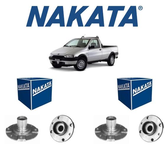 Imagem de 2 Cubo de Roda Original Novo Dianteiro Nakata Strada 1.3 8v 1999