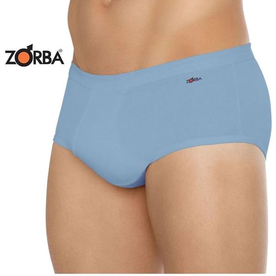 Imagem de 2 Cueca Zorba Masculina Adult 100% Algodão Abertura Intima