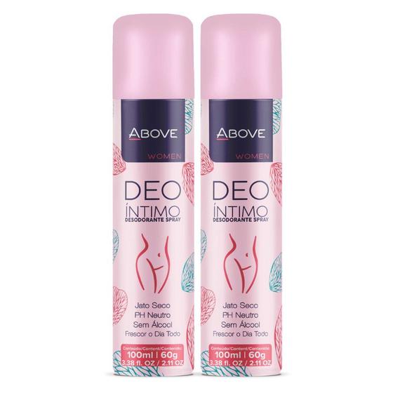 Imagem de 2 Deo Intimo Feminino 100ml - Above