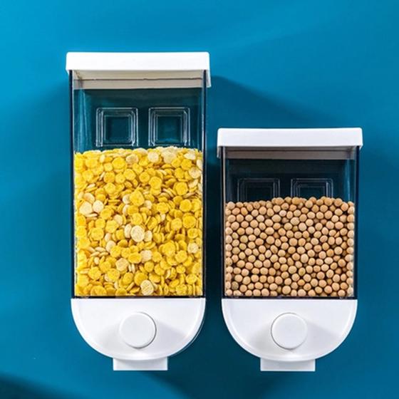 Imagem de 2 Dispenser Recipiente De Armazenamento De Alimentos Secos