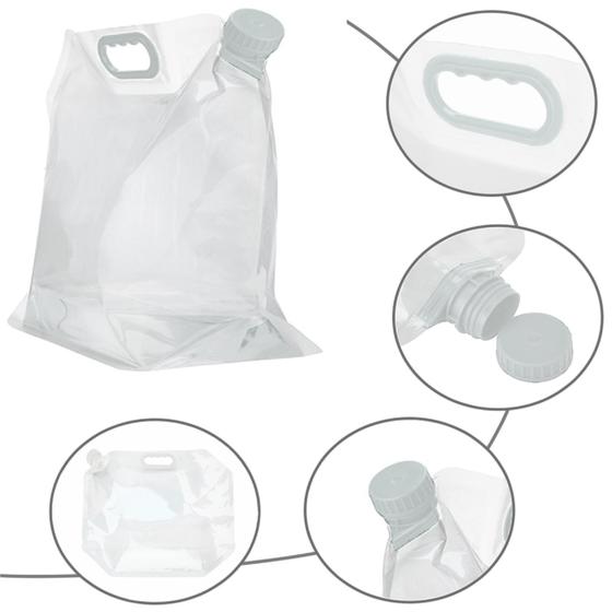 Imagem de 2 Dispenser Saco Embalagem 1,5L Alimentos à Prova Umidade