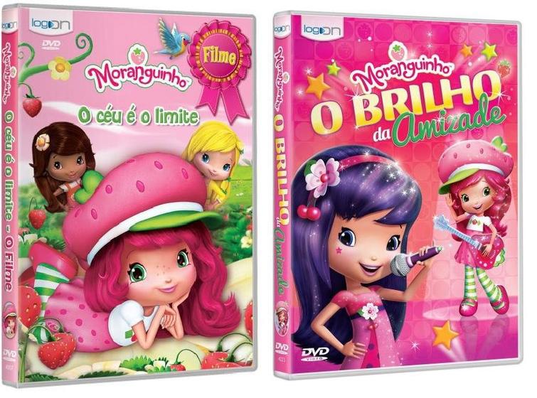 Imagem de 2 DVDs  Moranguinho O Brilho da Amizade +  O Céu É O Limite