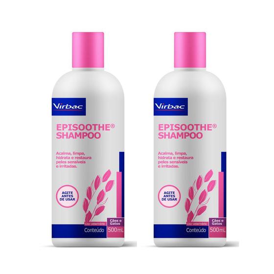Imagem de 2 Episoothe Shampoo 500ml - Virbac