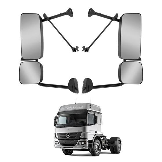 Imagem de 2 Espelho c Auxiliar p MB Axor Atego 2014/2021 c Desemb