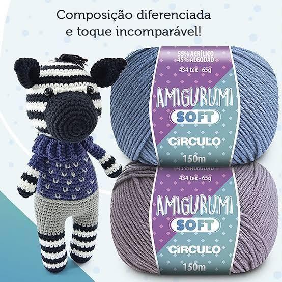 Imagem de 2 Fio Amigurumi Soft Circulo 150m