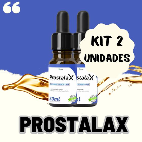 Imagem de 2 frasco prostalax original 30ml mega potente