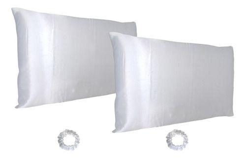 Imagem de 2 Fronhas Cetim A Pronta Entrega +2 Xuxinhas Rabicó