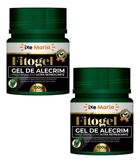 Imagem de 2 Gel Massageador de Alecrim Ultra refrescante 100g - Fitogel