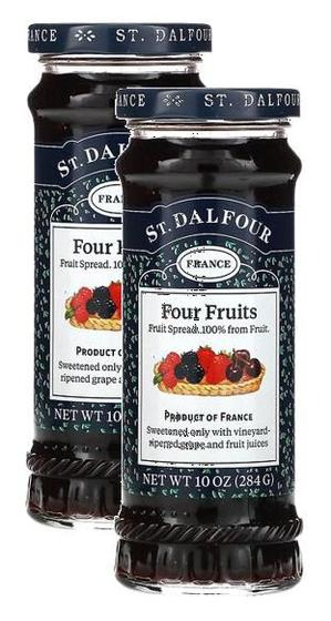 Imagem de 2 geléia premium st. dalfour quatre fruits - 4 sabores 248g