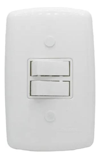 Imagem de 2 Interruptores Simples Linha Mônaco  Design Moderno