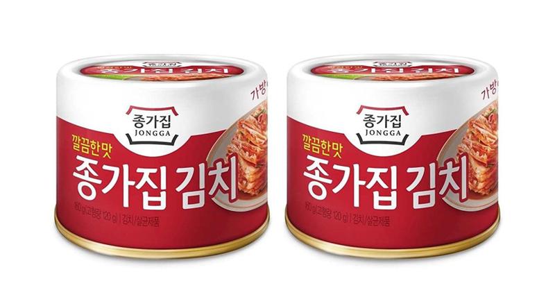 Imagem de 2 kimchi coreano acelga condimentada apimentada jongga 160g