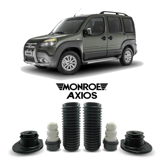 Imagem de 2 Kit Batedor Batente Dianteiro Doblo Adventure 2010 A 2021