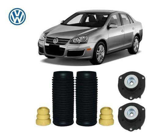 Imagem de 2 Kit Batente 55mm Coxim Amortecedor Dianteiro Jetta 2008 2009 2010