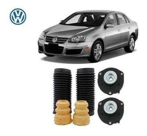 Imagem de 2 Kit Batente 70mm Coifa Coxim Amortecedor Dianteiro Jetta 2008 2009 2010