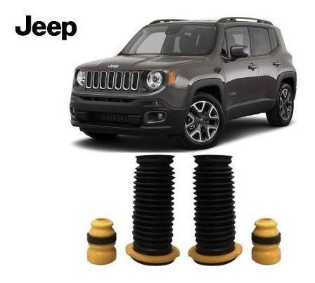 Imagem de 2 Kit Batente Coifa Amortecedor Traseiro Jeep Renegade 2015 2016 2017