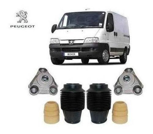 Imagem de 2 Kit Batente Coifa Coxim Dianteiro Peugeot Boxer 2006 2007 2008 2009