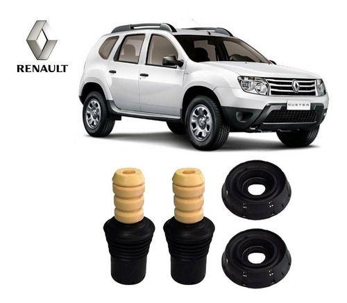 Imagem de 2 Kit Batente Coifa Coxim Dianteiro Renault Duster 2012 2013 2014