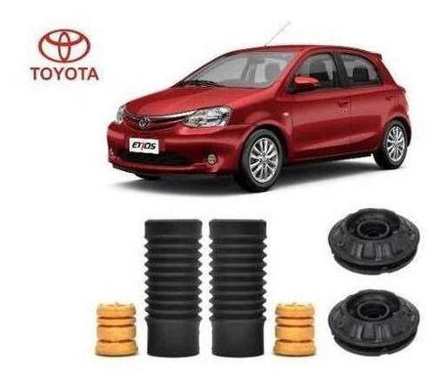 Imagem de 2 Kit Batente Coifa Coxim Dianteiro Toyota Etios 2012 2013 2014 2015