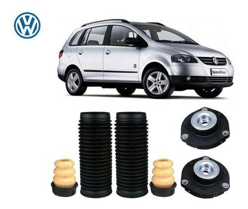 Imagem de 2 Kit Batente Coifa Coxim Dianteiro Volkswagen Spacefox 2005 2006 2007