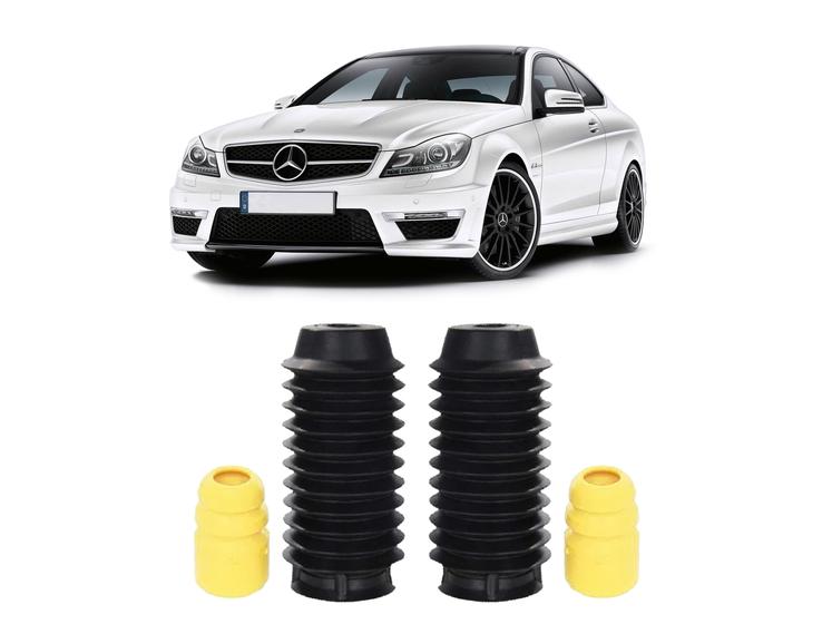 Imagem de 2 Kit Batente Coifa Dianteiro Mercedes C63 Amg 2008 2009 10