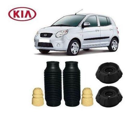 Imagem de 2 Kit Batente Coxim Amortecedor Dianteiro Kia Picanto 2007 2008 2009 2010