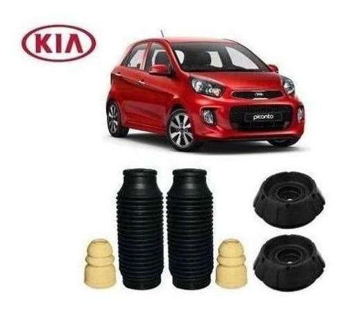 Imagem de 2 Kit Batente Coxim Amortecedor Dianteiro Kia Picanto 2007 2008 2009 2010