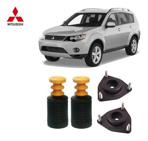 Imagem de 2 Kit Batente Coxim Amortecedor Dianteiro Outlander 2010 2011 2012