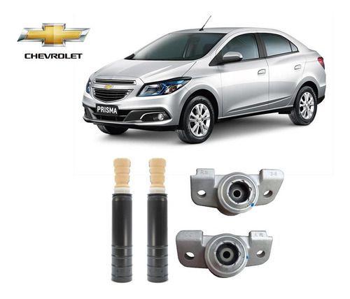 Imagem de 2 Kit Batente Coxim Amortecedor Traseiro Novo Prisma 2016 2017 2018