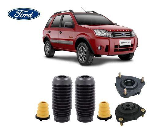 Imagem de 2 Kit Batente Coxim Coifa Do Amortecedor Dianteiro Ford Ecosport 2003 2004 2005 2006 2007