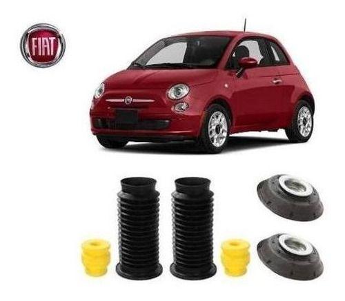 Imagem de 2 Kit Batente Coxim Dianteiro Fiat 500 Mexicano 2012 A 2017