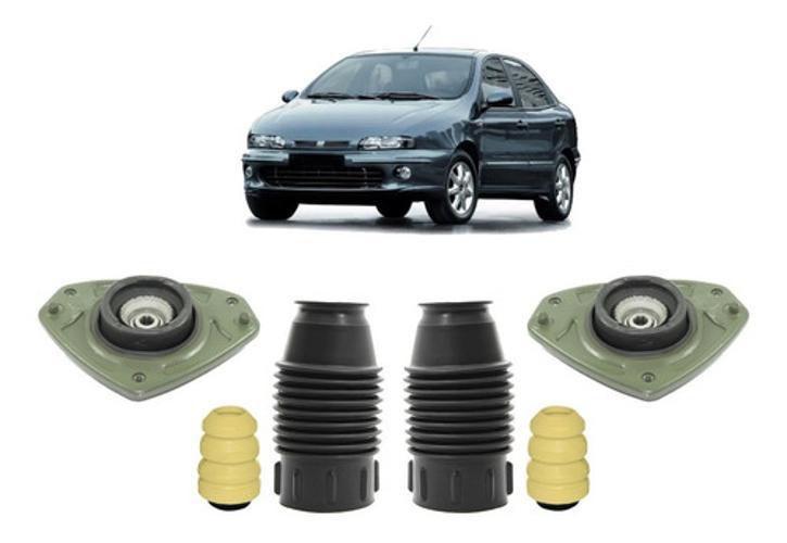 Imagem de 2 Kit Batente Coxim Dianteiro Fiat Brava 1999 2000 2001 2002