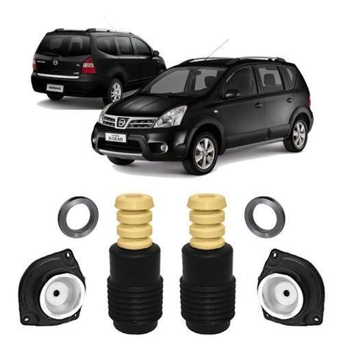 Imagem de 2 Kit Batente Coxim Dianteiro Livina X-Gear 2009 2010 2011