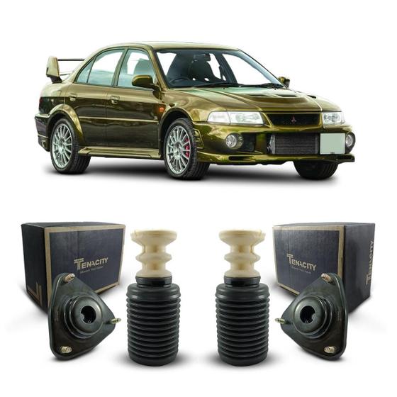 Imagem de 2 Kit Batente Coxim Dianteiro Mitsubishi Lancer 1997 A 2000