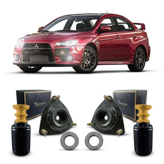 Imagem de 2 Kit Batente Coxim Dianteiro Mitsubishi Lancer 2011 A 2020