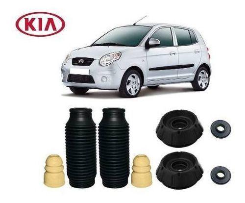 Imagem de 2 Kit Batente Coxim Rolamento Dianteiro Kia Picanto 2007 2008 2009 2010