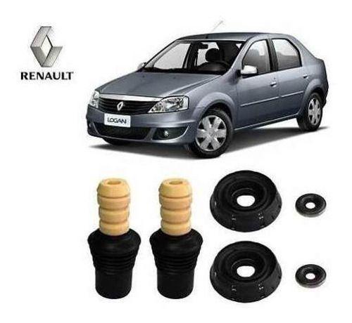 Imagem de 2 Kit Batente Coxim Rolamento Dianteiro Renault Logan 2007 2008 2009 2010