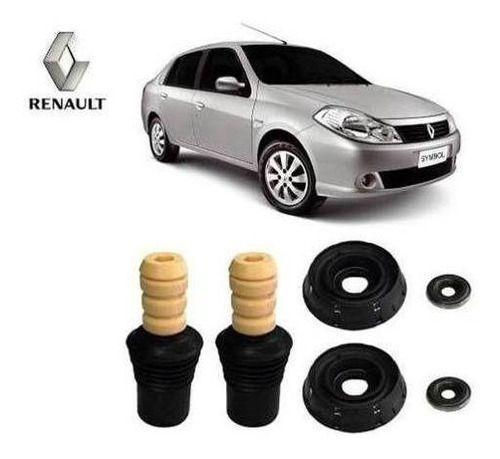 Imagem de 2 Kit Batente Coxim Rolamento Dianteiro Renault Symbol 2009 2010 2011 2012