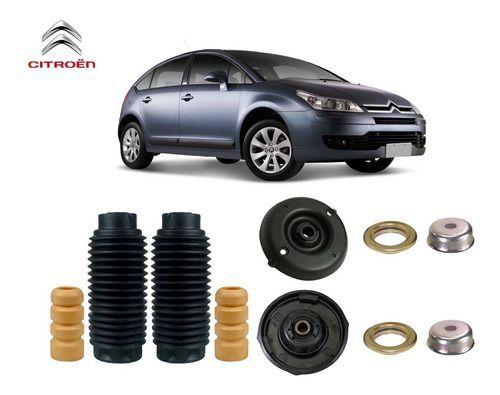 Imagem de 2 Kit Batente Coxim Rolamento Prato Amortecedor Dianteiro Citroen C4 2007 2008 2009 10 11 12 13/...