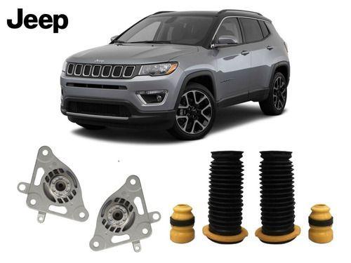 Imagem de 2 Kit Batente Coxim Traseiro Jeep Compass 2016 2017 2018/...