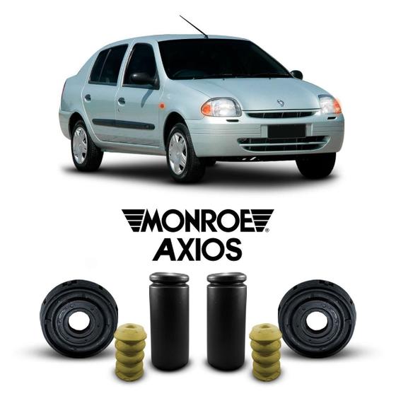 Imagem de 2 Kit Batente Dianteiro Renault Clio Sedan 2002 03