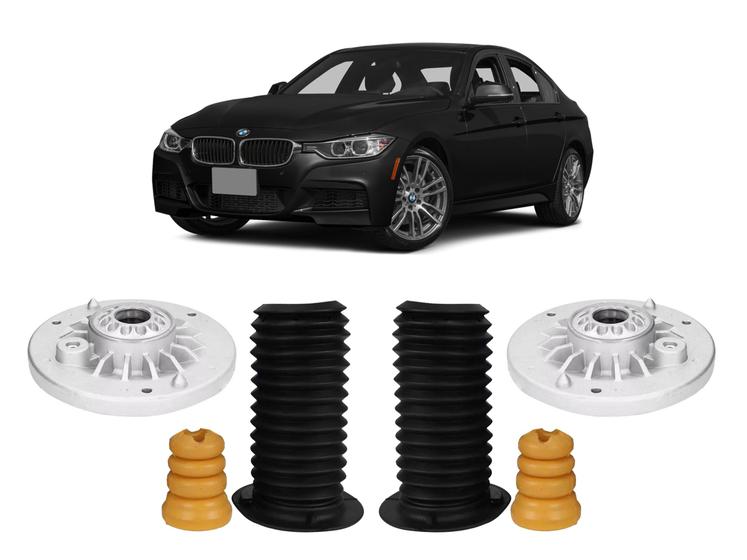 Imagem de 2 Kit Batente Suspensão Dianteira Bmw 335i 2012 2013 2014