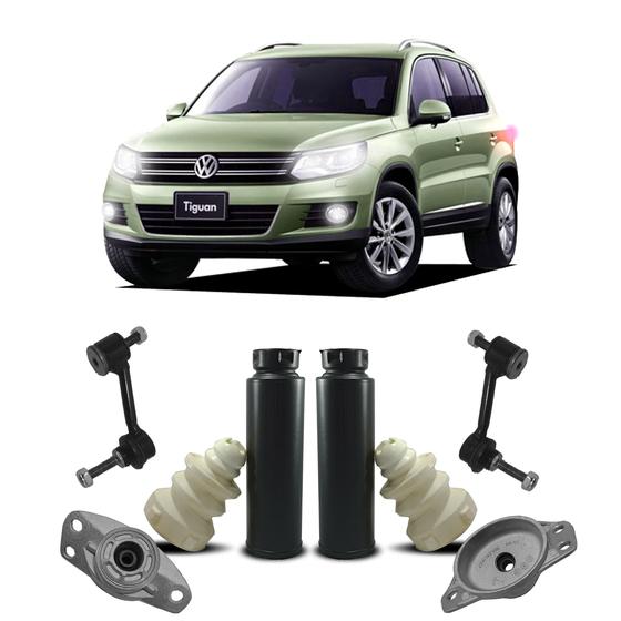 Imagem de 2 Kit Batente + Tirante Traseiro Tiguan