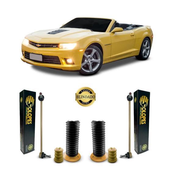 Imagem de 2 Kit Bieleta Dianteira Camaro Cabriolet Blindado